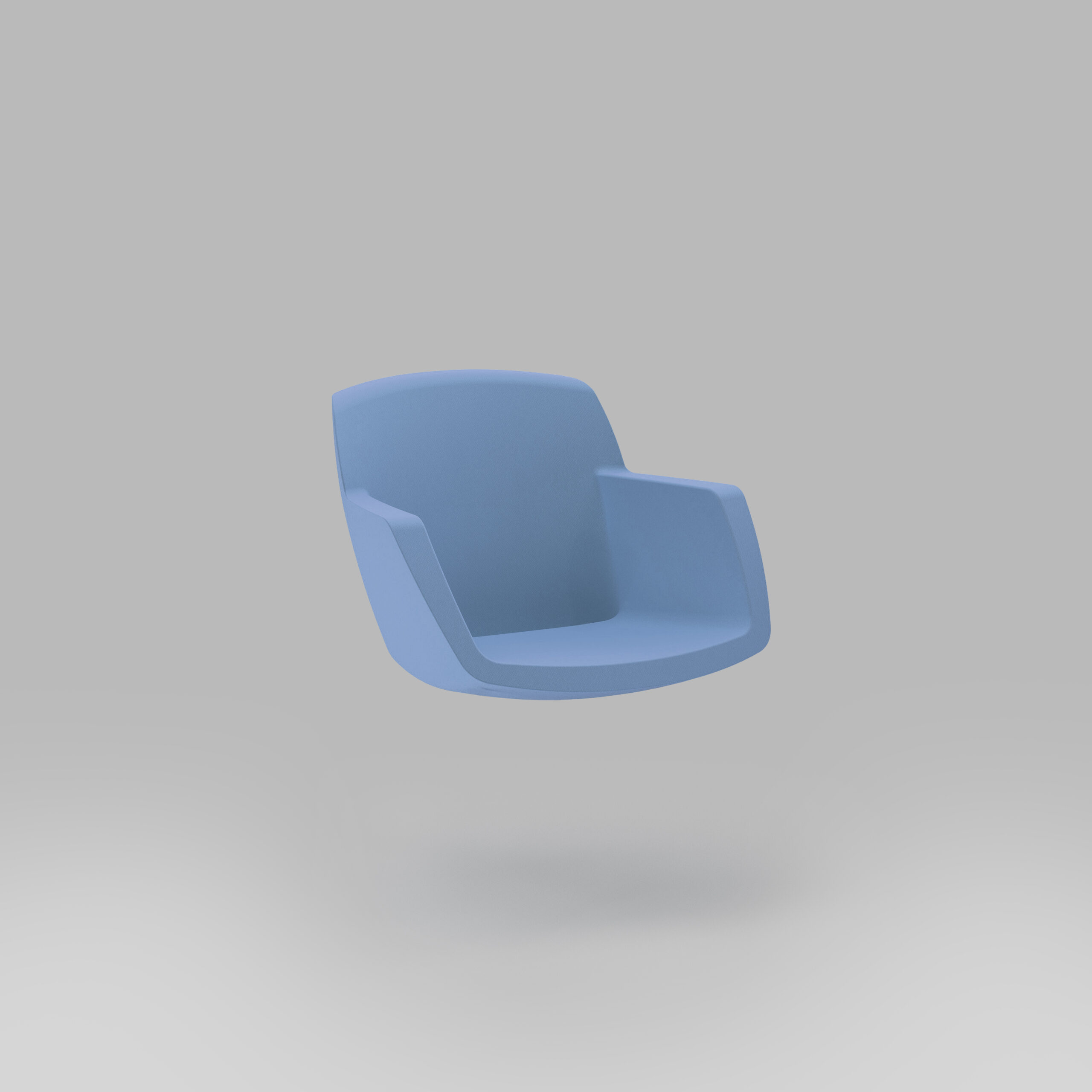 KELLY CLOSED Armchair Without Bases Front
